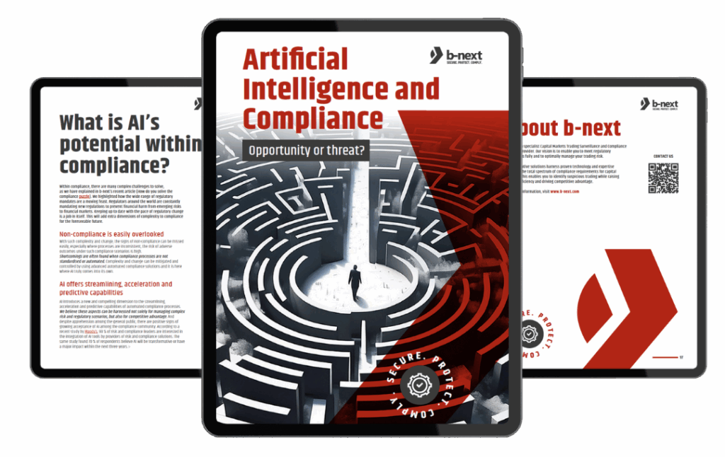 Preview pages of the new Whitepaper on AI in Compliance
